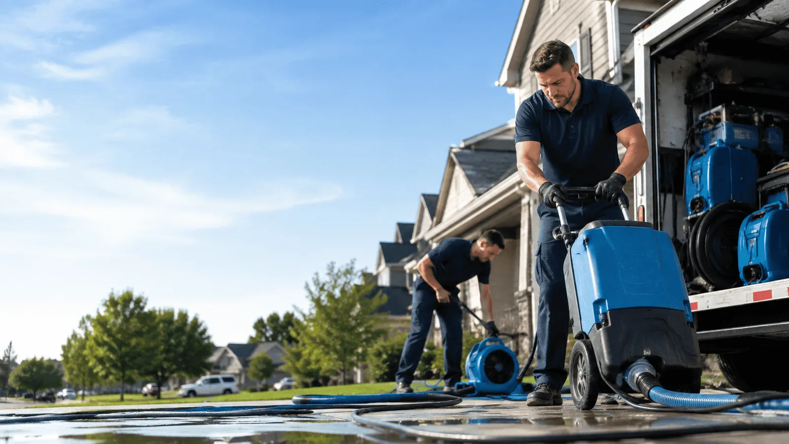Dehumidification being performed in Isle Saint George, OH